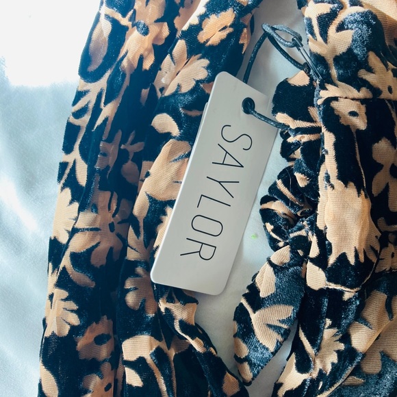 Free people x saylor black lace dress Xs new - Picture 3 of 7